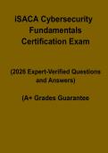 ISACA Cybersecurity Fundamentals PDF &vert; Certification Exam Prep & Practice Questions