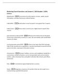 Marketing Exam3 Questions and Answers &vert; 2026 Update &vert; 100&percnt;&NewLine;Correct&period;