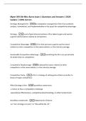 Mgmt 493 Ole Miss Burns exam 1 Questions and Answers &vert; 2026&NewLine;Update &vert; 100&percnt; Correct&period;