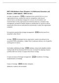 MGT 4394 Midterm Exam &lpar;Chapters 1-6&semi; Methanex&rpar; Questions and&NewLine;Answers &vert; 2026 Update &vert; 100&percnt; Correct&period;