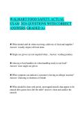Food Safety Exam Practice Questions Answers Study Guide Retail Food Handling Certification Review&NewLine;&NewLine;
