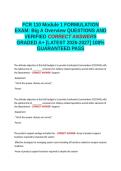 BCF 110 Module 1 FORMULATION EXAM Big A Overview QUESTIONS AND VERIFIED CORRECT ANSWERS GRADED A&plus; -LATEST 2026-2027- 100- GUARANTEED PASS&period;docx&NewLine;&NewLine;