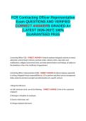 Module 3- FAR Parts 1-53 EXAM QUESTIONS AND VERIFIED CORRECT ANSWERS GRADED A&plus; -LATEST 2026-2027- 100- GUARANTEED PASS&period;docx&NewLine;&NewLine;