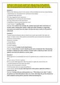 MARYVILLE NURS 612 EXAM 1&sol;MARYVILLE NURS 612 EXAM 1 WITH COMPLETE SOLUTION LATEST 2025&sol;2026 UPDATE &lpar;100&percnt; VERIFIED&rpar;&sol;COMPLETE FREQUENTLY MOST TESTED QUESTIONS WITH COMPLETE SOLUTION &sol;GET IT 100&percnt; ACCURATE&excl;