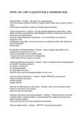 NFDN 1001 UNIT 6 QUESTIONS & ANSWERS 2026