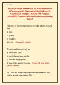 Advanced Health Assessment for Nurse Practitioner &NewLine;NP Assessment 3 Examination&vert;&vert;Verified Exam&excl;&excl;&vert;&vert;&comma; &NewLine;Chamberlain College of Nursing FNP Program&comma; &NewLine;2026&sol;2027 &ndash; Questions with Verified Answers&vert;&vert;Newest &NewLine;Exam&excl;&excl;&excl; 