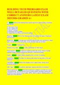 Testbank A&plus; Exam 2026 Latest Update &ndash; Comprehensive Practice for Building Technology Preboard