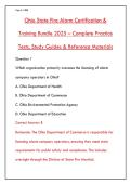 OHIO STATE FIRE ALARM CERTIFICATION 2025 &ndash; 200&plus; PRACTICE QUESTIONS&comma; ANSWERS & RATIONALES &vert; PASS YOUR OHIO FIRE ALARM EXAM&NewLine;&NewLine;