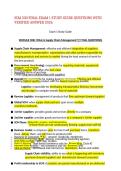 SCM 300 FINAL EXAM 1 STUDY GUIDE QUESTIONS WITH VERIFIED ANSWER 2026&comma;100&percnt;CORRECT