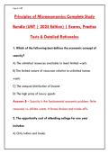 PRINCIPLES OF MICROECONOMICS COMPLETE STUDY BUNDLE 2025&sol;2026 &ndash; 200&plus; PRACTICE QUESTIONS&comma; ANSWERS & RATIONALES &vert; EXAM PREP &lpar;SCARCITY&comma; ELASTICITY&comma; MARKET STRUCTURES&rpar;&NewLine;&NewLine;