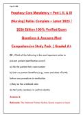PROPHECY CORE MANDATORY EXAM 2026 STUDY GUIDE &ndash; 200&plus; PRACTICE QUESTIONS&comma; ANSWERS & RATIONALES &vert; 100&percnt; PASS ASSURANCE&NewLine;&NewLine;
