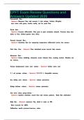 CPFT Exam Review Questions and Answers Updated 2026