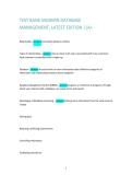 Testbsk Test Bank Modern Database Management&comma; Latest Edition &vert; A&plus; Verified &vert; ISBN&comma; Chapters&comma; Sample Pages&NewLine;&NewLine;