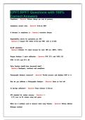 CPFT&sol;RPFT Questions with 100&percnt;  Correct Answers 