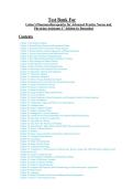 Test Bank For Lehne&rsquo;s Pharmacotherapeutics for Advanced Practice Nurses and Physician Assistants 1st Edition by Rosenthal Chapter 1-89