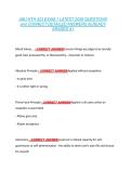 JMU HTH 423 EXAM 1 LATEST 2026 QUESTIONS &NewLine;and CORRECT DETAILED ANSWERS ALREADY &NewLine;GRADED A&plus; 
