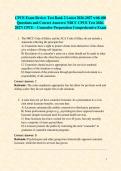 CPCE Exam Review Test Bank 2 Latest 2026-2027 with 400 Questions and Correct Answers&sol; NBCC CPCE Test 2026-2027&sol; CPCE &ndash; Counselor Preparation Comprehensive Exam