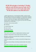 BCOR 2201 principles of marketing CU Boulder midterm exam 2026 latest prep test bank with 70 questions and correct answers plus study guide&sol; BCOR 2201 midterm exam 2026-2027&lpar;new&excl;&rpar; 
