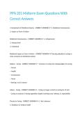 PPN 201 Midterm Exam Questions With Correct Answers&period;