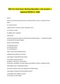 NSE 211 FInal Exam Review&vert;Questions and answers &vert; Updated RATED A&plus; 2026