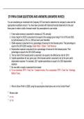 CFI FMVA EXAM QUESTIONS AND ANSWERS &lpar;ANSWERS IN RED&rpar;