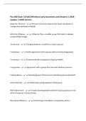 Psy 460 Exam 3 &lpar;Full&rpar; Definitions only Questions and Answers &vert; 2026&NewLine;Update &vert; 100&percnt; Correct&period;