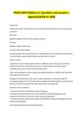 PSYCH 2NF3 Midterm 1&vert; Questions and answers &vert; Updated RATED A&plus; 2026