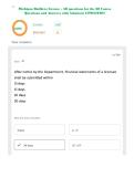 Michigan Electrical Sign Contractor License Exam &vert; FULLY COVERED Exam &vert;QUESTIONS & ANSWERS&vert; already graded A&plus; &lpar;COMPLETE BUNDLE&rpar; UPDATED&excl;&excl;&excl;