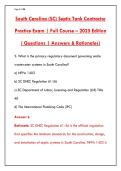 SOUTH CAROLINA SEPTIC TANK CONTRACTOR EXAM WITH 35&plus; REAL QUESTIONS & RATIONALES &ndash; SC DHEC REGULATION 61-56&comma; LICENSING&comma; SETBACKS & PERMITS