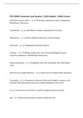 PSY EXAM 3 Questions and Answers &vert; 2026 Update &vert; 100&percnt; Correct&period;