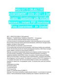 WGU D775 OBJECTIVE ASSESSMENT 2026-2027 &vert; 2 Set Exams &vert; Questions with Verified Answers &vert; Instant PDF Download &vert; Pass Guaranteed - A&plus; Graded