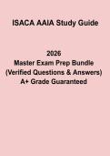 ISACA AAIA Study Guide PDF &vert; Audit Analytics Certification Exam Prep