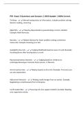 PSY- Exam 3 Questions and Answers &vert; 2026 Update &vert; 100&percnt; Correct&period;