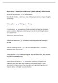 Psych Exam 3 Questions and Answers &vert; 2026 Update &vert; 100&percnt; Correct&period;