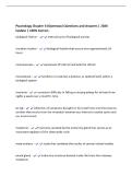 Psychology Chapter 4 &lpar;Openstax&rpar; Questions and Answers &vert; 2026&NewLine;Update &vert; 100&percnt; Correct&period;