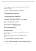 Psychology Questions and Answers &vert; 2026 Update &vert; 100&percnt; Correct&period;&NewLine;What is biopsychology&quest;