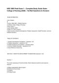NSG 3600 Peds Exam 1 &ndash; Complete Study Guide Galen College of Nursing &lpar;2026&rpar; &ndash; Verified Questions & Answers&period;&NewLine;&NewLine;