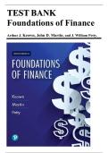 Test Bank for Foundations of Finance&comma; 10e &ndash; Arthur J&period; Keown&comma; John D&period; Martin&comma; and J&period; William Petty &lpar;Complete&comma; Latest 2025-2026 Update &vert; All Chapters Included&rpar;