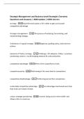 Strategic Management & Organizational Goals Frameworks &