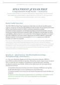Psychiatry Revision Questions & Answers 2026&sol;2027 &vert; Psychiatric-Mental Health Nursing &vert; 100 Questions with Rationales