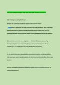 WGU D236 pathophysiology OA Exam Study Guide 2026 Questions and Answers 