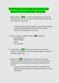 ATI RN Predictor Study GUIDE with Questions And &NewLine;Answers All correct 2026&sol;2027 Latest Exam&period;