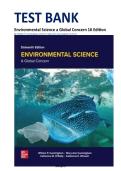 TEST BANK for Environmental Science&colon; A Global Concern 16th Edition by William P&period; Cunningham &period;Complete Guide A&plus;