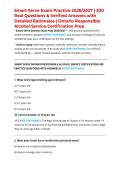 Smart Serve Exam Practice 2026&sol;2027 &vert; 200 Real Questions & Verified Answers with Detailed Rationales &vert; Ontario Responsible Alcohol Service Certification Prep
