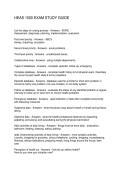 HEAS 1000 EXAM STUDY GUIDE