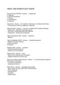 HEAS 1000 EXAM STUDY GUIDE