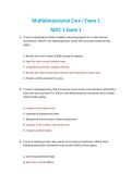 NUR 2356 Multidimensional Care I MDC 1 Exam 1 Practice Questions Study Guide for Nursing Fundamentals&comma; Patient Safety&comma; Infection Control&comma; and Clinical Skills Review for Rasmussen Nursing Course Success