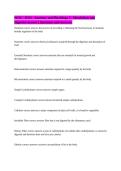 WGU - D313 - Anatomy and Physiology 2 - Metabolism and Digestive System &vert;&vert; Questions and Answers&period;