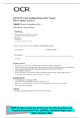 GCSE &lpar;9&ndash;1&rpar; in Combined Science B &lpar;Twenty&NewLine;First Century Science&rpar;&NewLine;J260&sol;03 Physics &lpar;Foundation Tier&rpar;