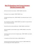 Rel 275 Questions And Correct Answers &lpar;Verified Answers&rpar; 2026